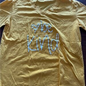 Yellow 'Be Kind' Kids T-Shirt